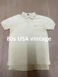80s USA製 vintage BROOKS BROTHERS ポロシャツ