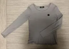 MARY QUANT グレー 長袖Tシャツ