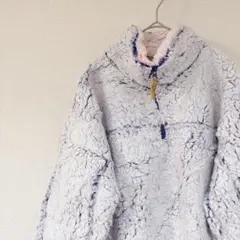 美品✨フリースプルオーバー ハーフジップアップ フリース あったか カジュアル