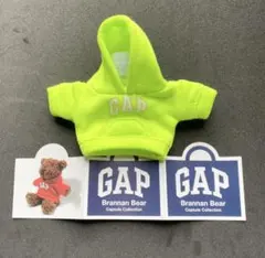 GAP ガチャ　ブラナンベアー　パーカー　蛍光黄緑のサムネイル