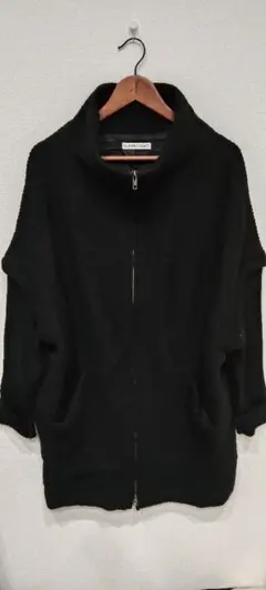 ツモリチサト TSUMORICHISATO 厚手ニットアウター ジップ 美品のサムネイル