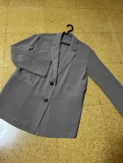 ミラオーウェン　ベージュ　シアー テーラードジャケット