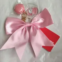 DALLOYAU マカロン 猫 アクリルキーホルダー リボンチャームのサムネイル