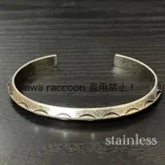 バングル　ステンレス　ナホバ　インディアン　トーテム　メンズアクセサリー