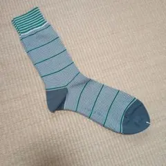 COMME CA MEN ソックス メンズ ボーダー柄
