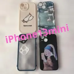 ち*わ様 iPhone13miniケース 4点セット