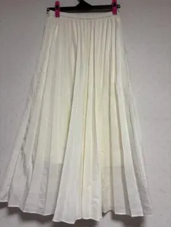 ユニクロ プリーツロングスカート