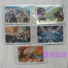 原神　シールウエハース2　5枚セット