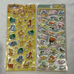 ２４時間以内発送　ポケモン　海外公式　もっちりシール　ぷっくり　マシュマロ