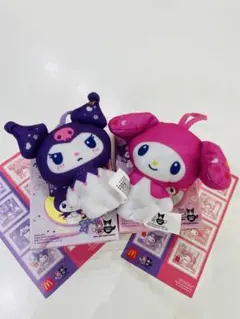 マクドナルド ハッピーセット マイメロディ & クロミ マスコット　シール付き