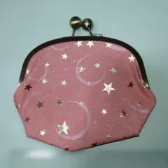 AYANOKOJI 桜柄　マチ付きがま口