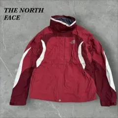 19]USA規格ノースフェイス 刺繍ロゴ ハイベントマウンテンジャケットブルゾン