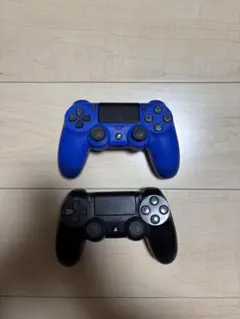 PS4 コントローラー　ブラック　ブルー　2点