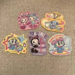 マツキヨココカラ ナルミヤキャラクターズ　ホログラムステッカー　5枚①