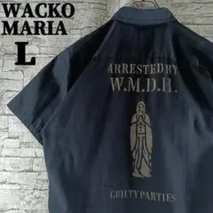 美品✨WACKOMARIA ワコマリア 半袖ワークシャツ 聖母 マリア 希少 Lのサムネイル