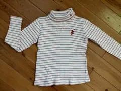 ファミリア　fダッシュ　ボーダータートルネック　130