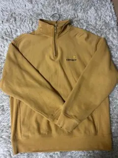 carhartt ハーフジップトレーナー M マスタード