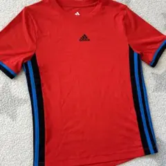 adidas キッズ　ドライTシャツ　130 140 サッカー　テニス