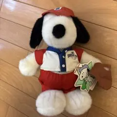 ユニバ購入 スヌーピー 野球ユニフォーム ぬいぐるみ