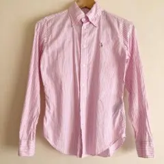 ラルフローレン ストライプ ボタンダウンシャツ 長袖 スーパースリムフィット