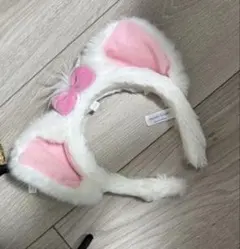 マリーちゃんカチューシャ ホワイト・ピンク