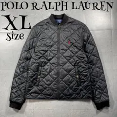 入手困難✨️ ラルフローレン キルティング 刺繍ロゴ ジャケット 黒 美品