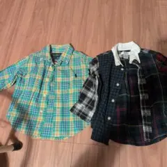 Ralph Lauren 12M シャツ2点セット