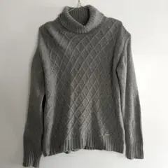 BLUE LABEL CRESTBRIDGE タートルネック ニット グレー