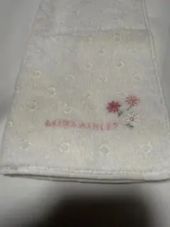 LAURA ASHLEY 花刺繍タオルハンカチ