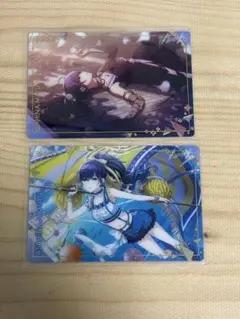 プロセカ朝日奈まふゆウエハースカード 2枚セット