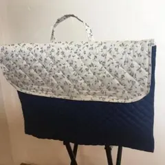 再販です☺︎シンプルかわいい✴︎防災頭巾カバー　フローティングフローラ　ラベンダー✴︎