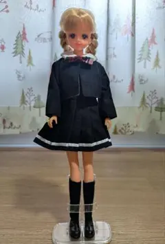 ジェニーサイズ　制服　ブラックジャンパースカート＆ボレロ