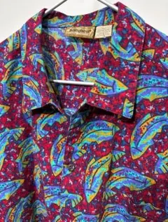 Patagonia パタゴニア ACシャツ フィッシュ柄 魚柄 93年 XL - メルカリ