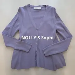 Nolly's ラベンダー　ペプラムカーディガンのサムネイル
