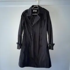 GLACIER　グラシア　黒 トレンチコート レディース S