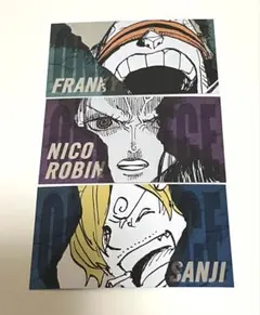 ONE PIECE ワンピース　サンジ　ロビン　フランキー カード