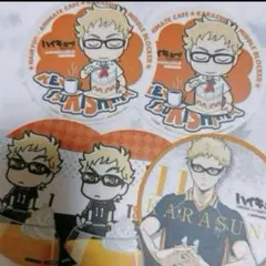 ハイキュー　月島　月島蛍　アニメイトカフェコースター アニカフェ