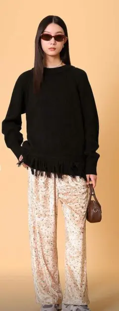 ローズバッド ワイドパンツ