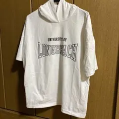 RODEO CROWNS フード付き 半袖Tシャツ ホワイトのサムネイル