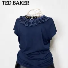 TED BAKER テッドベイカー Tシャツ リボン トップス 半袖 ネイビーのサムネイル