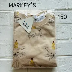150【新品】マーキーズソウガラトレーナー 猫 ネコ マヨネーズ