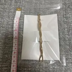 【新品 未使用】SMELLY ゴールド ツイスト ヘアピン　バレッタ ヘアアクセのサムネイル