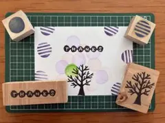 【12/16まで200円値引き】ハンドメイド消しゴムはんこ【まるセット】