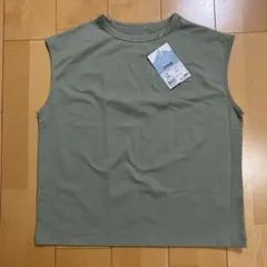ワークマン レディース SOLOTEX シーンレスノースリーブTシャツ LL 緑