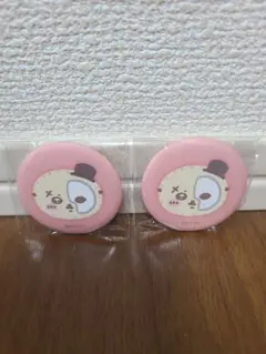 まじかるちいかわ おかおマット缶バッジ　ラッコ