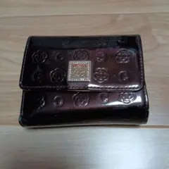 CLATHAS 二つ折り財布 エナメル　カメリアのサムネイル