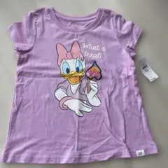 【新品タグ付】GAP ディズニー デイジー 半袖Tシャツ 100cm パープルのサムネイル