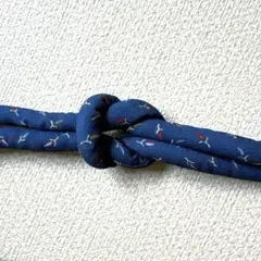 まるぐげ ネイビー 帯締め タッセル付き