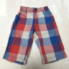 ブランシェス　チェック柄ハーフパンツ 130