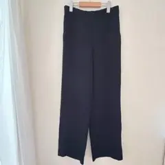 ZARA ブラック スラックス Mサイズ　ウエストゴム　ポケット付き　きれい
